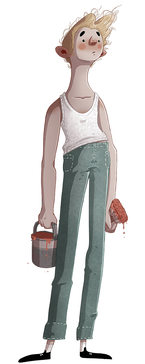 Mikel der Regenbogenmaler